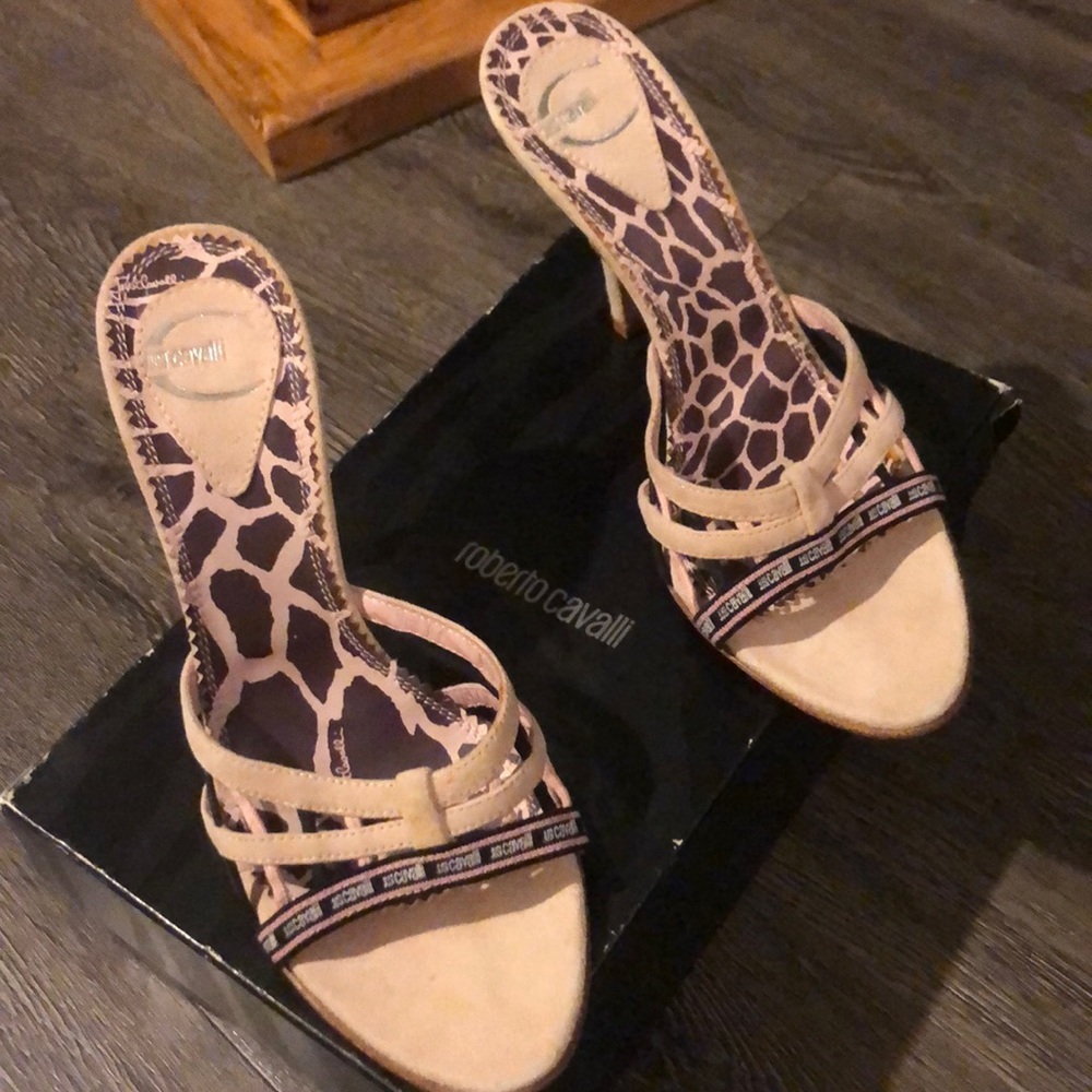 NIB VINTAGE Roberto Cavalli high heels - Picture 7 of 7